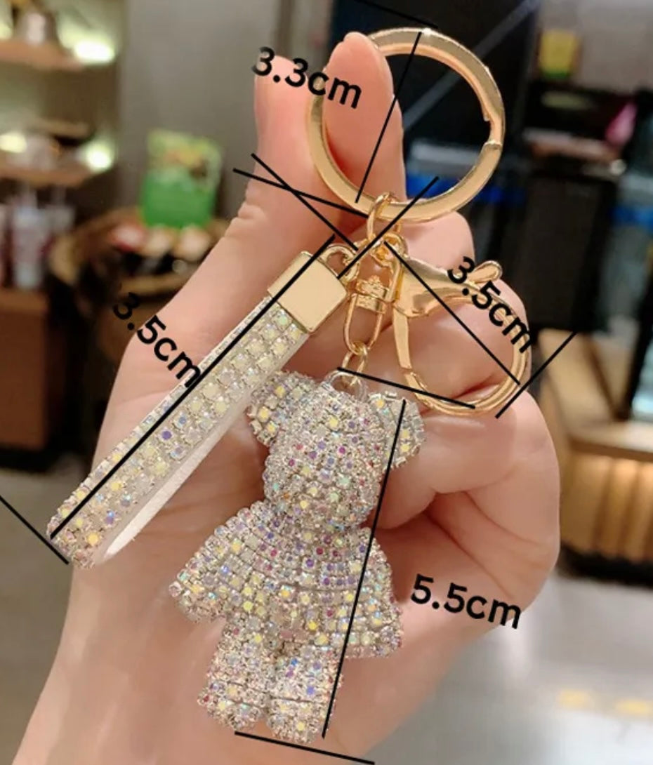 Blinged out out keychains