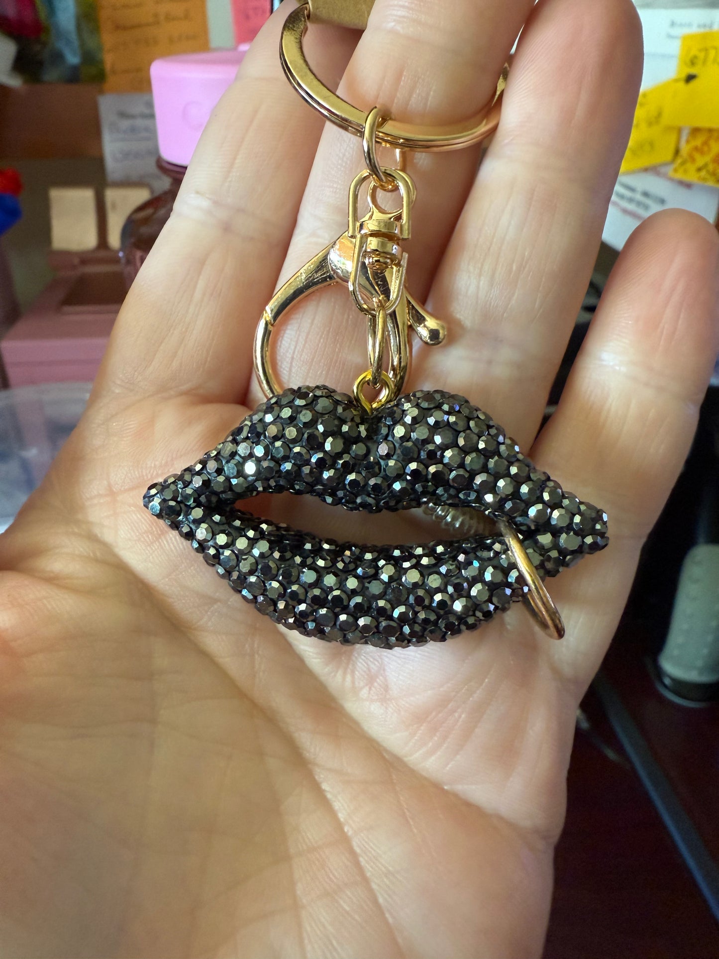 Blinged out out keychains