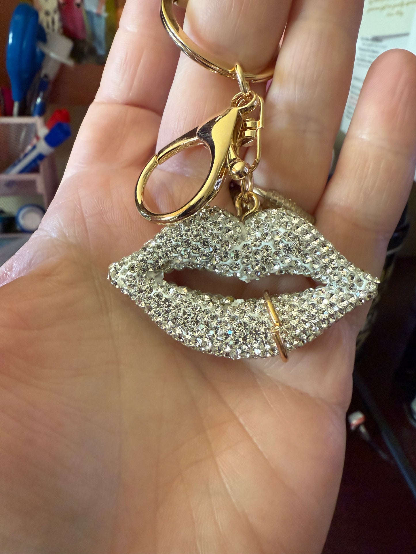 Blinged out out keychains