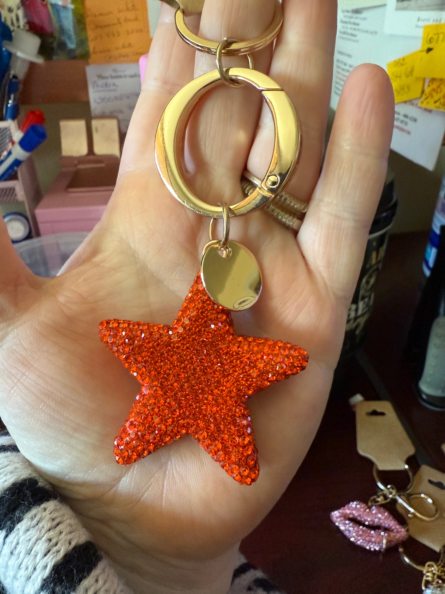 Blinged out out keychains