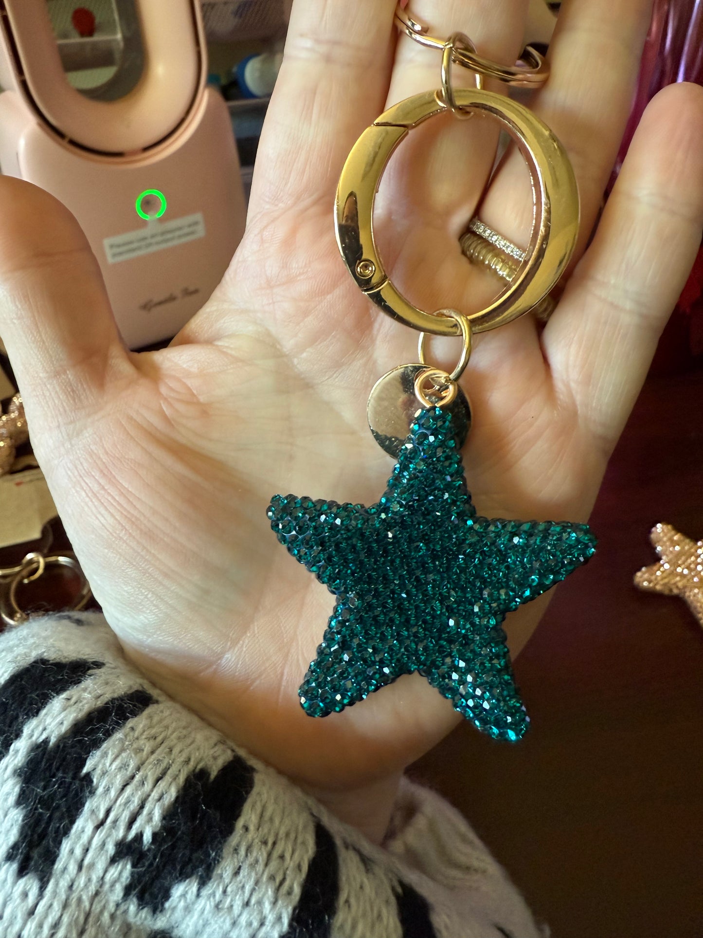 Blinged out out keychains