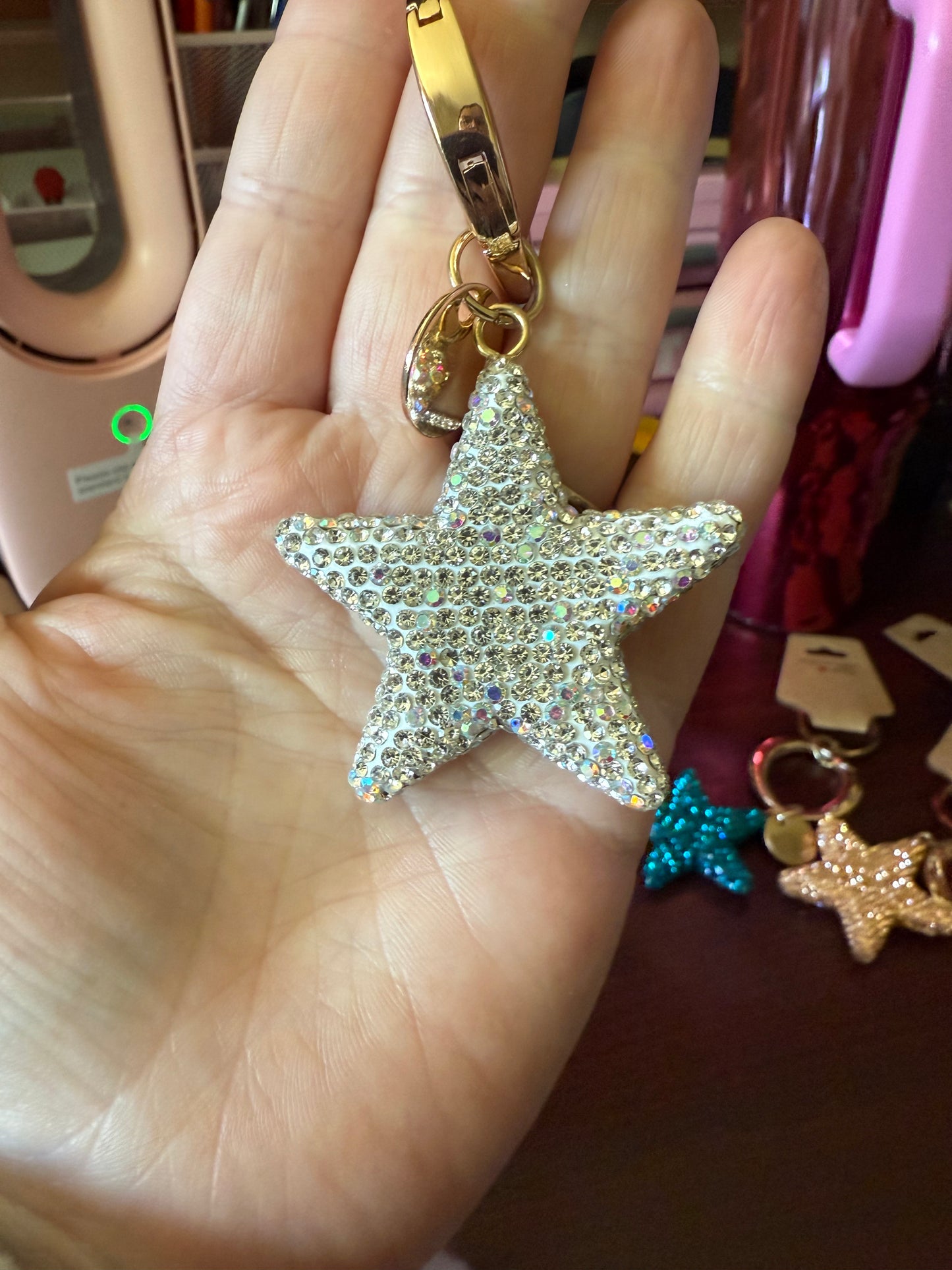 Blinged out out keychains
