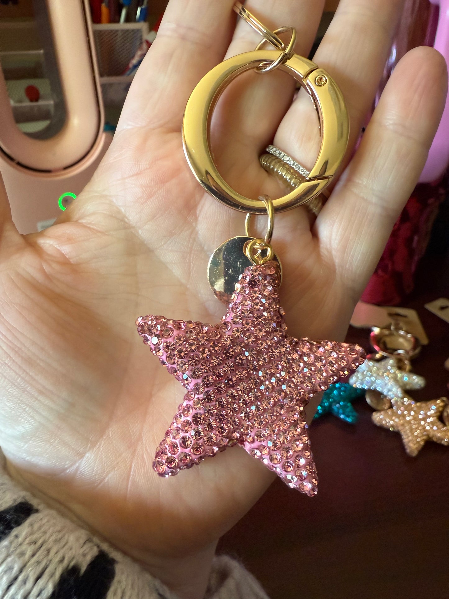 Blinged out out keychains