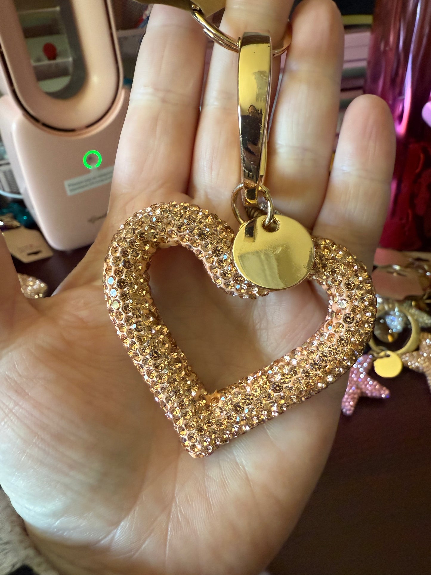 Blinged out out keychains