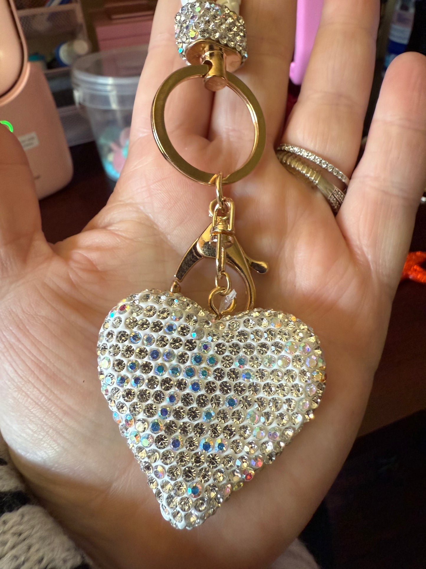 Blinged out out keychains