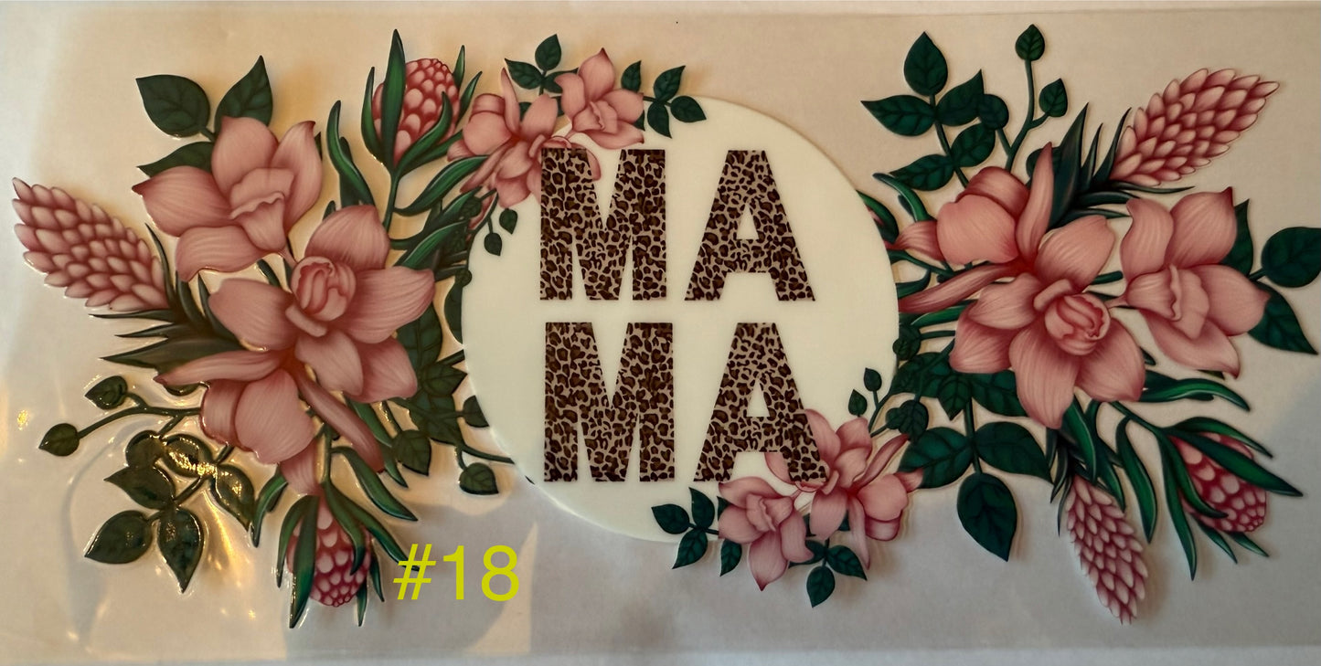 pink floral mama