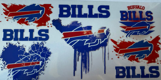 Buffalo Bills 16 oz cup wrap