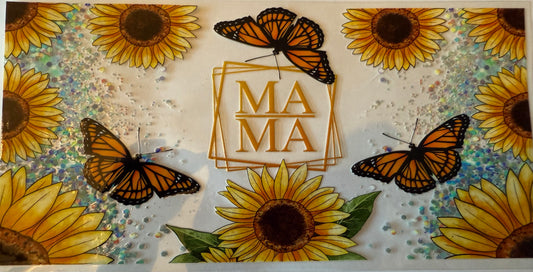 sunflower butterfly Mama