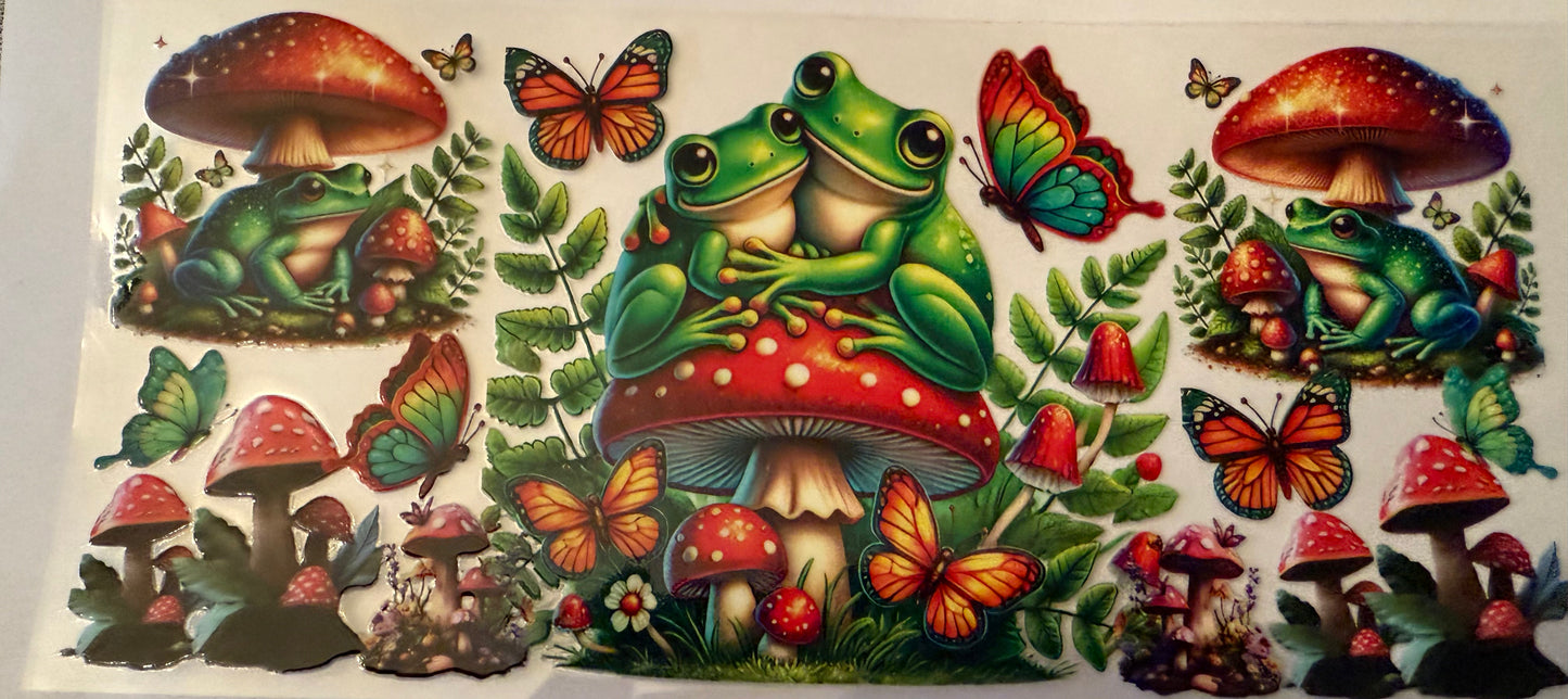 Frogs and Mushroom