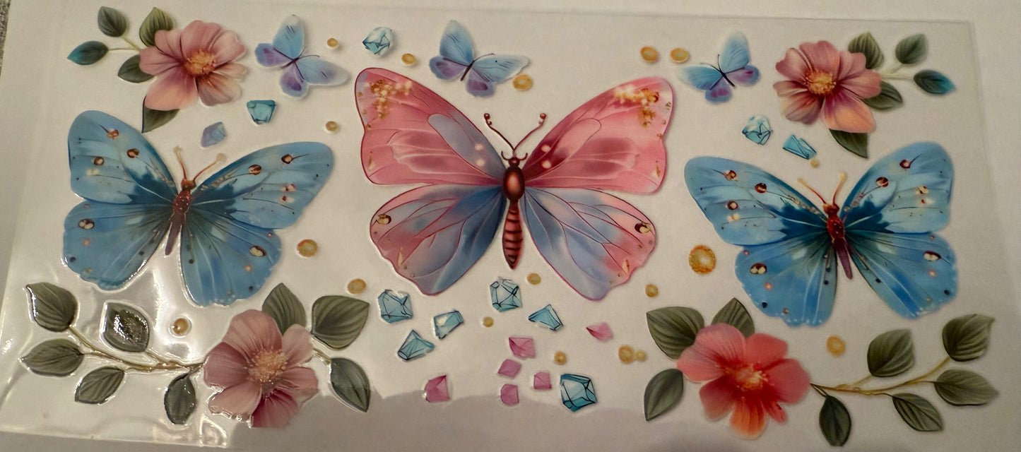 pastel butterflies