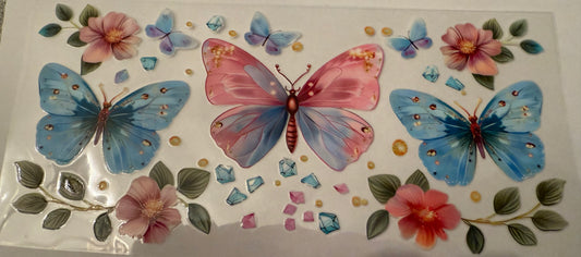 pastel butterflies