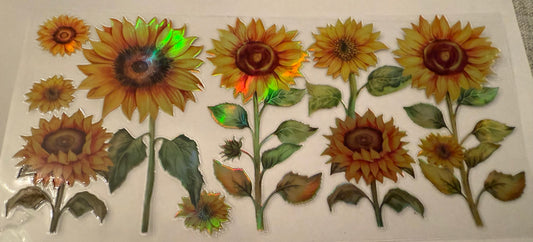 holographic sunflowers