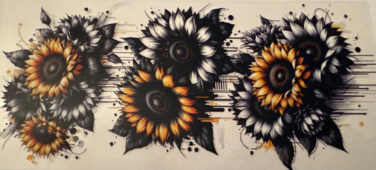 yellow and black sunflowers