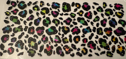 rainbow cheetah print